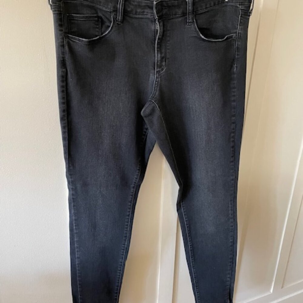 Black, stone washed jeans, Universal Thread, stretch,  16/33